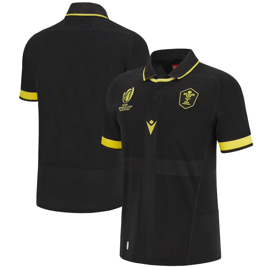 Wales Rb World Cup 2023 Away Jersey – Black, Men