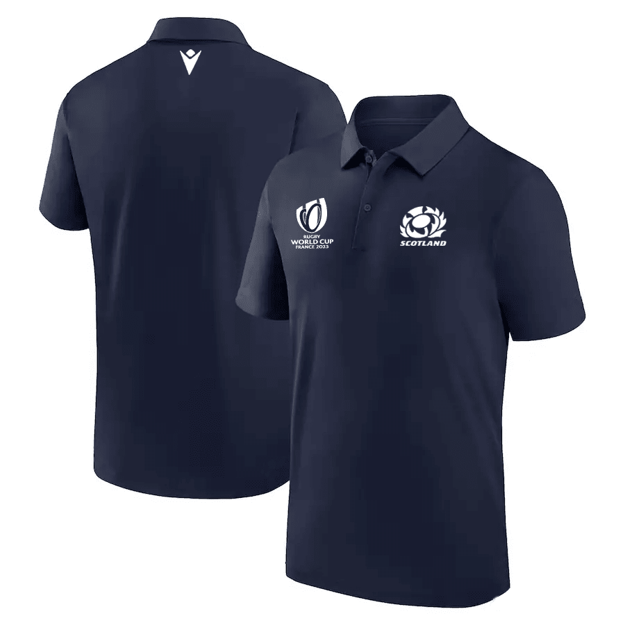 Scotland Rb World Cup 2023 Polo Shirt – Navy, Men