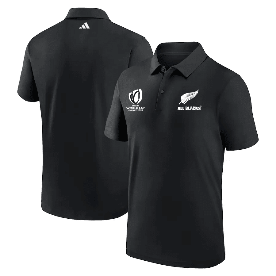 All Blacks Rb World Cup 2023 Polo Shirt – Black, Men