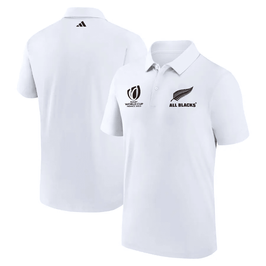 All Blacks Rb World Cup 2023 Polo Shirt – White, Men