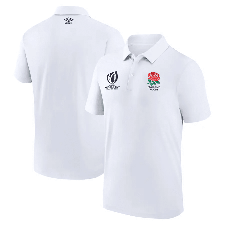 England Rb World Cup 2023 Polo Shirt – White, Men