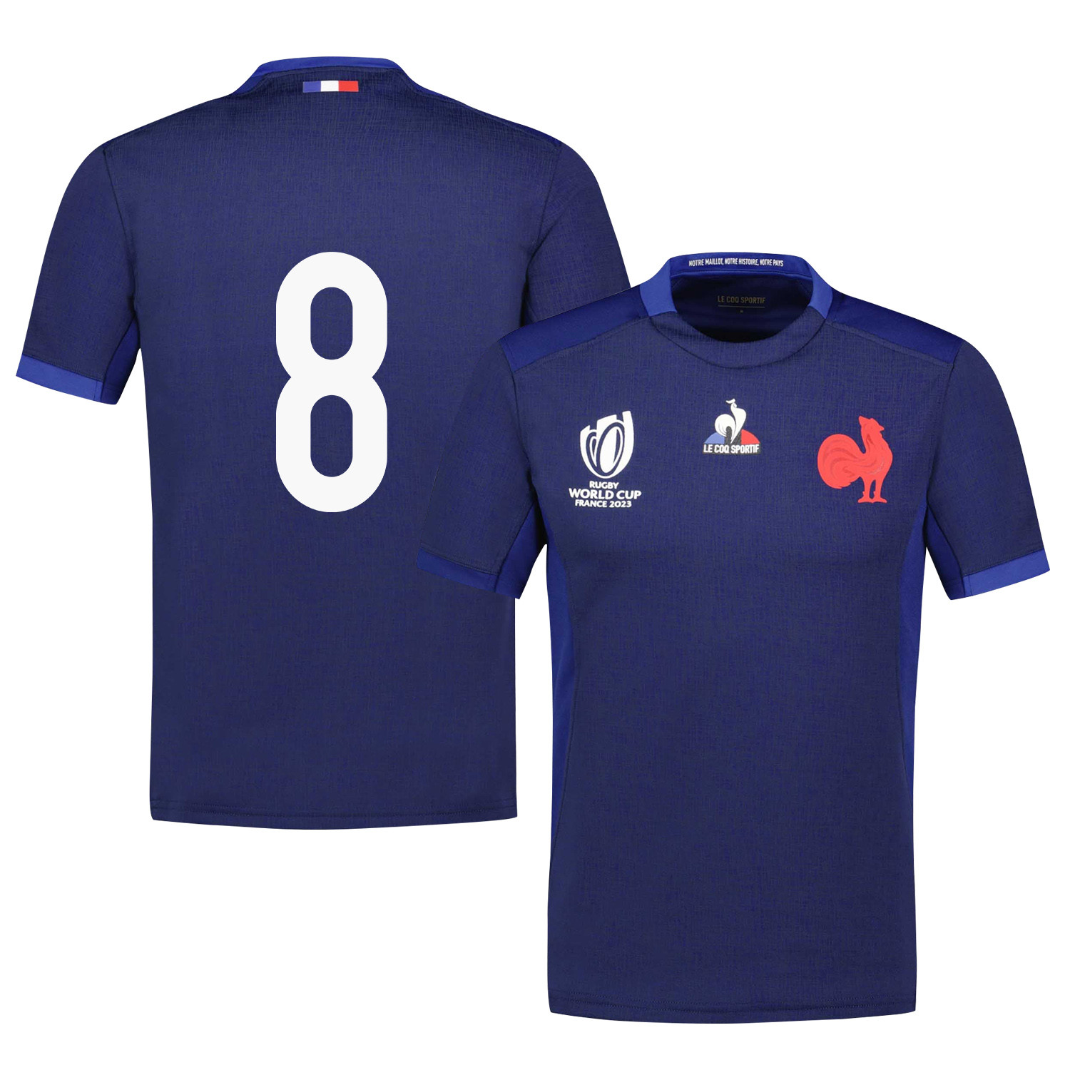 Anthony Jelonch 8 France Rb World Cup 2023 Home Jersey – Navy, Men