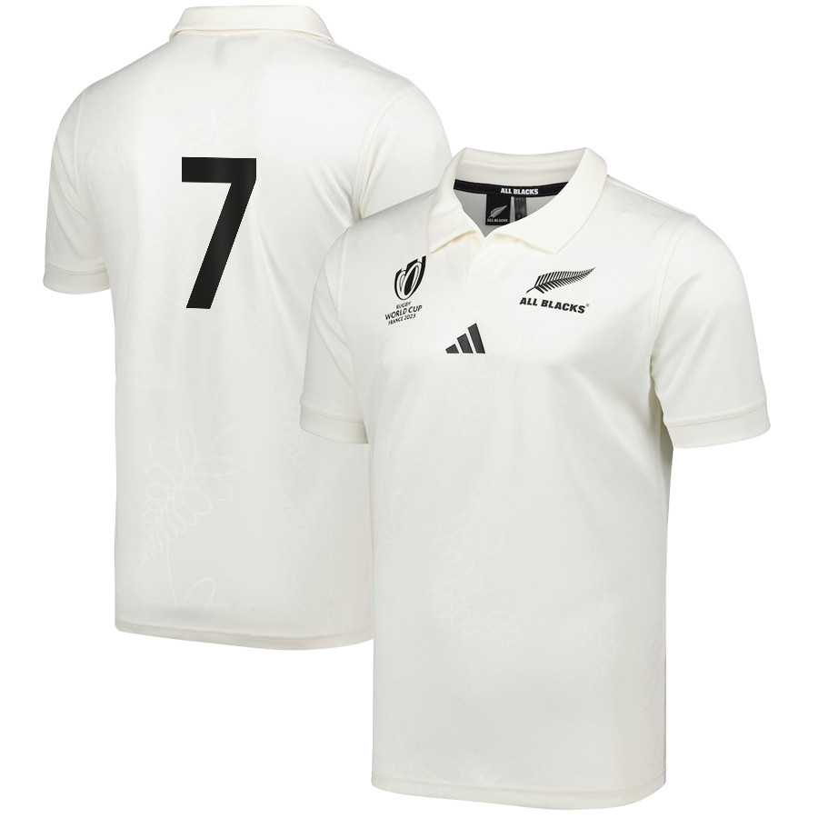 Dalton Papalii 7 New Zealand All Blacks Rb World Cup 2023 Away Jersey – Men, White
