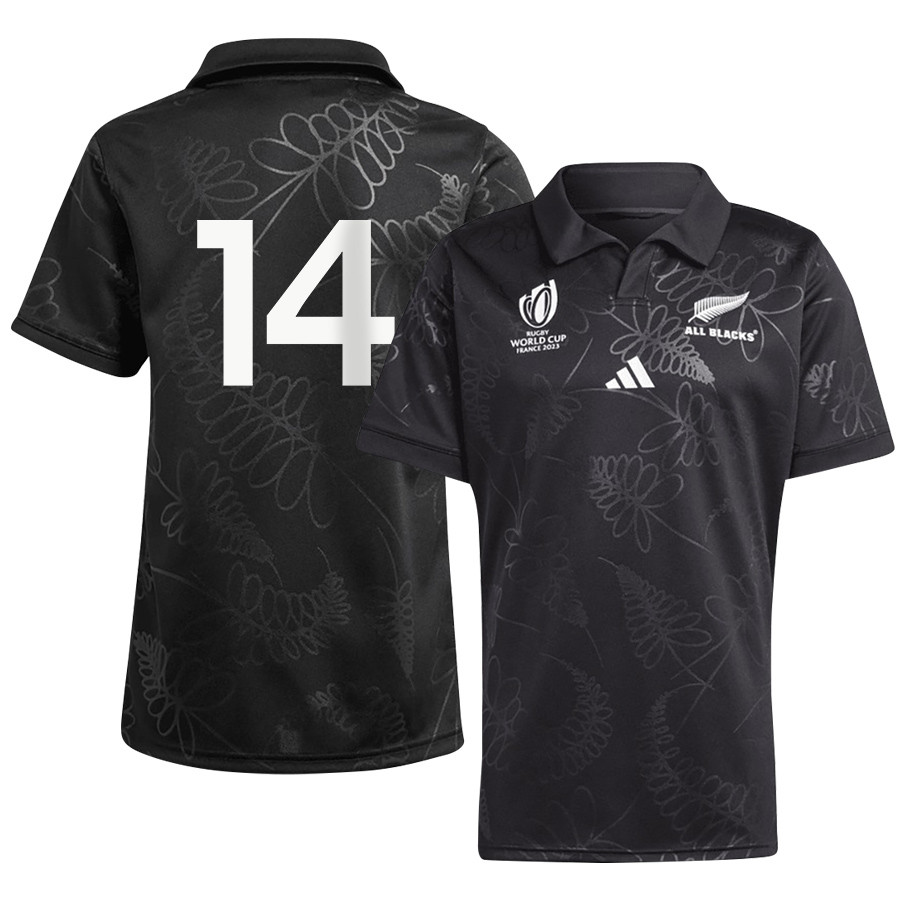 Will Jordan 14 New Zealand All Blacks Rb World Cup 2023 Home Jersey – Men, Black