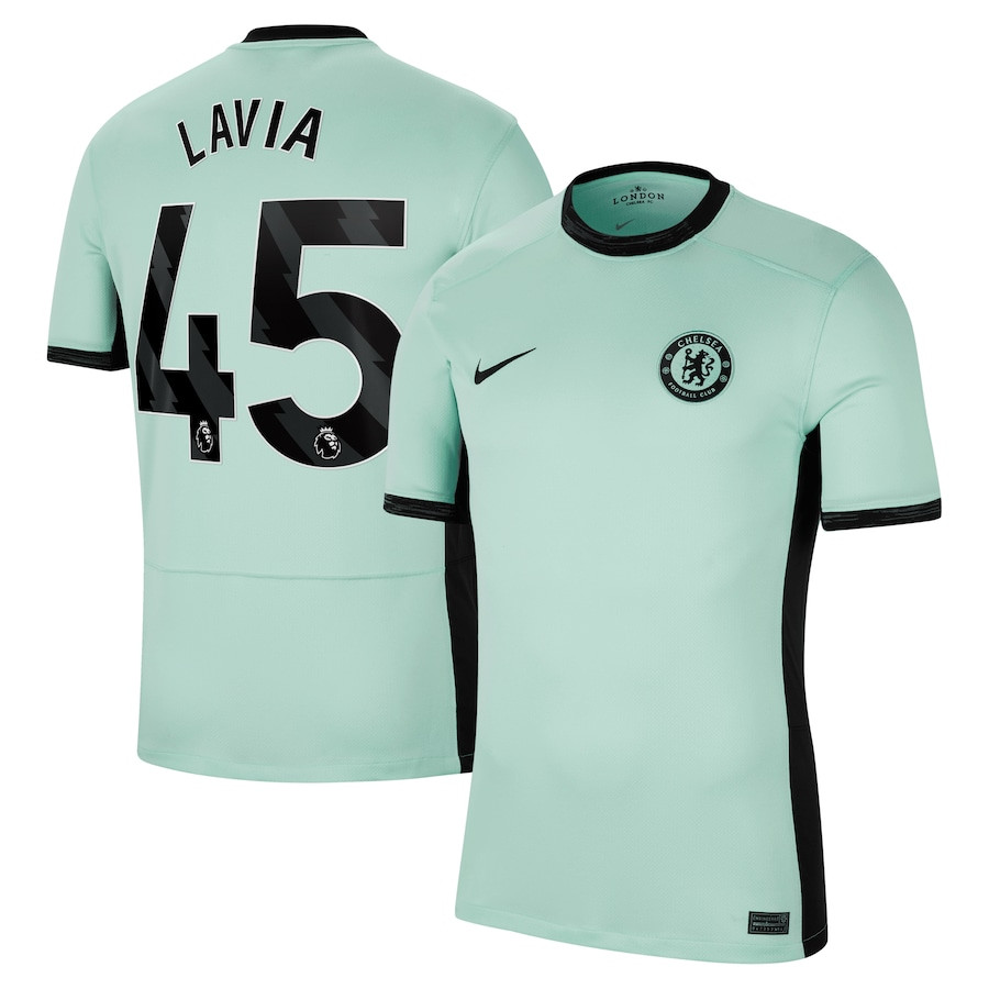 Romo Lavia 45 Chelsea 2023/24 Third Stadium Men Jersey