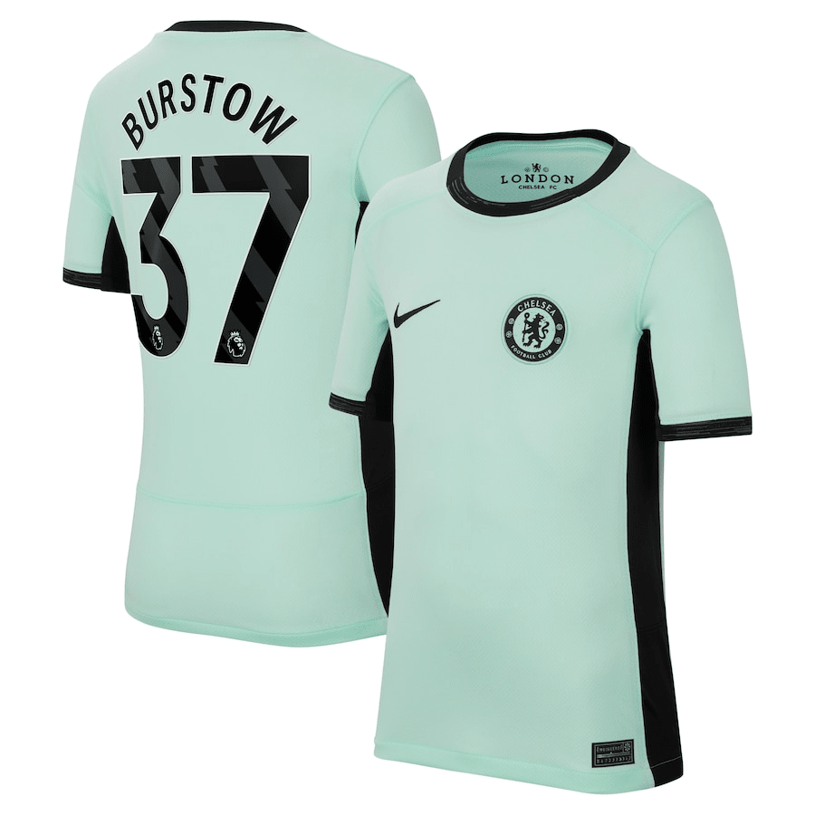 Mason Burstow 37 Chelsea 2023/24 Third Stadium YOUTH Jersey