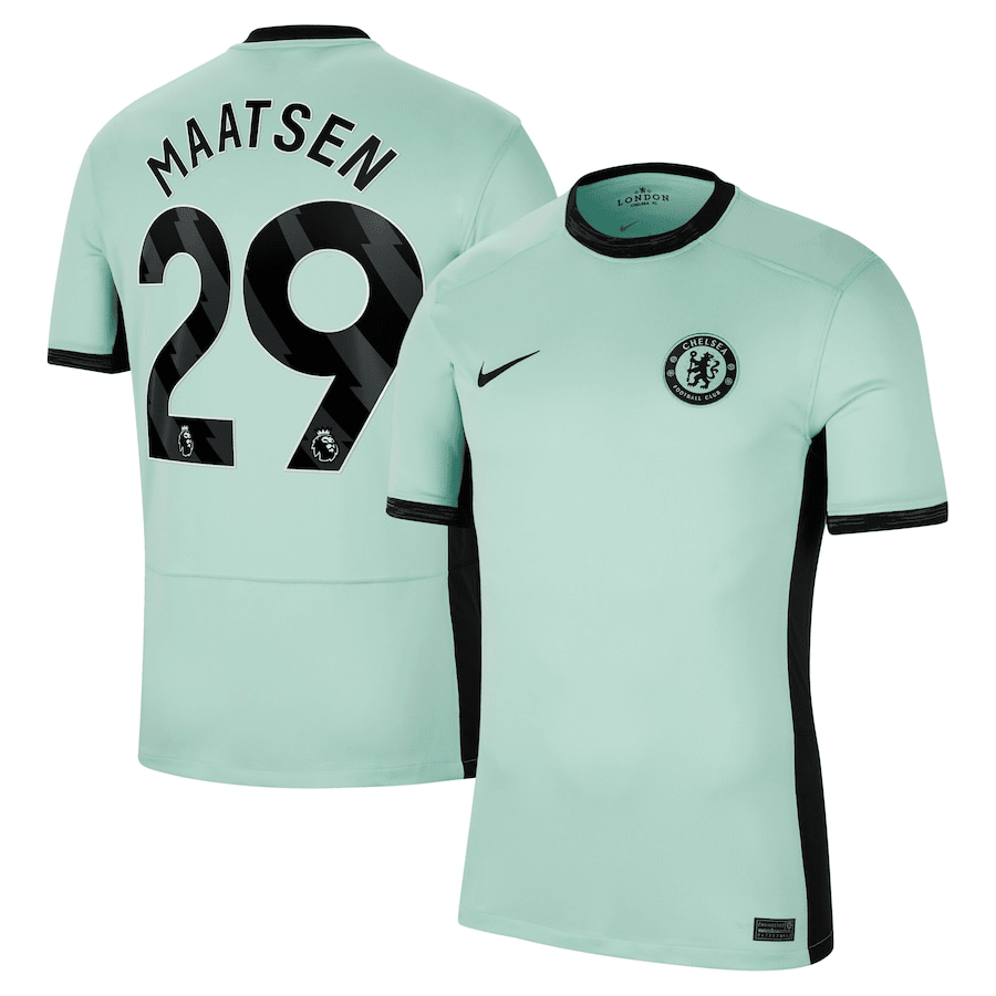 Ian Maatsen 29 Chelsea 2023/24 Third Stadium Men Jersey