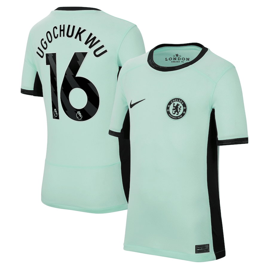 Lesley Ugochukwu 16 Chelsea 2023/24 Third Stadium YOUTH Jersey