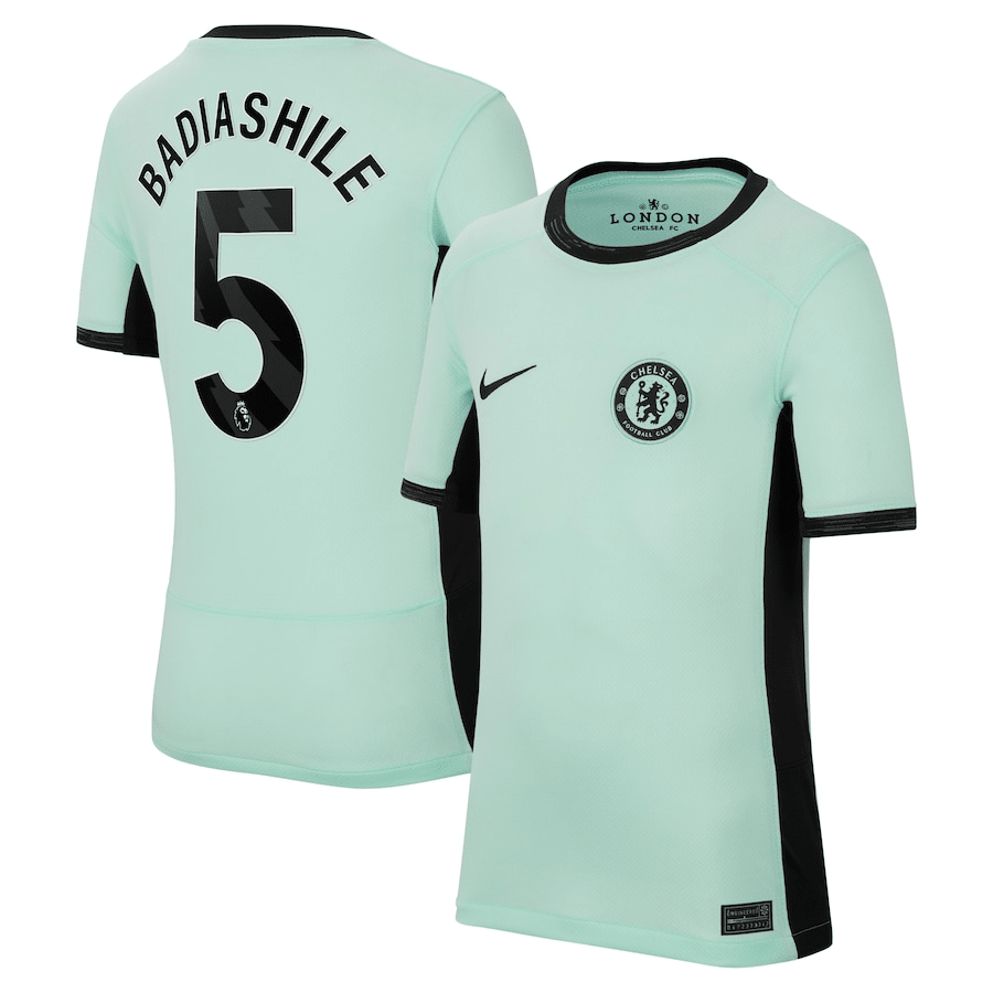 Badiashile 5 Chelsea 2023/24 Third Stadium YOUTH Jersey