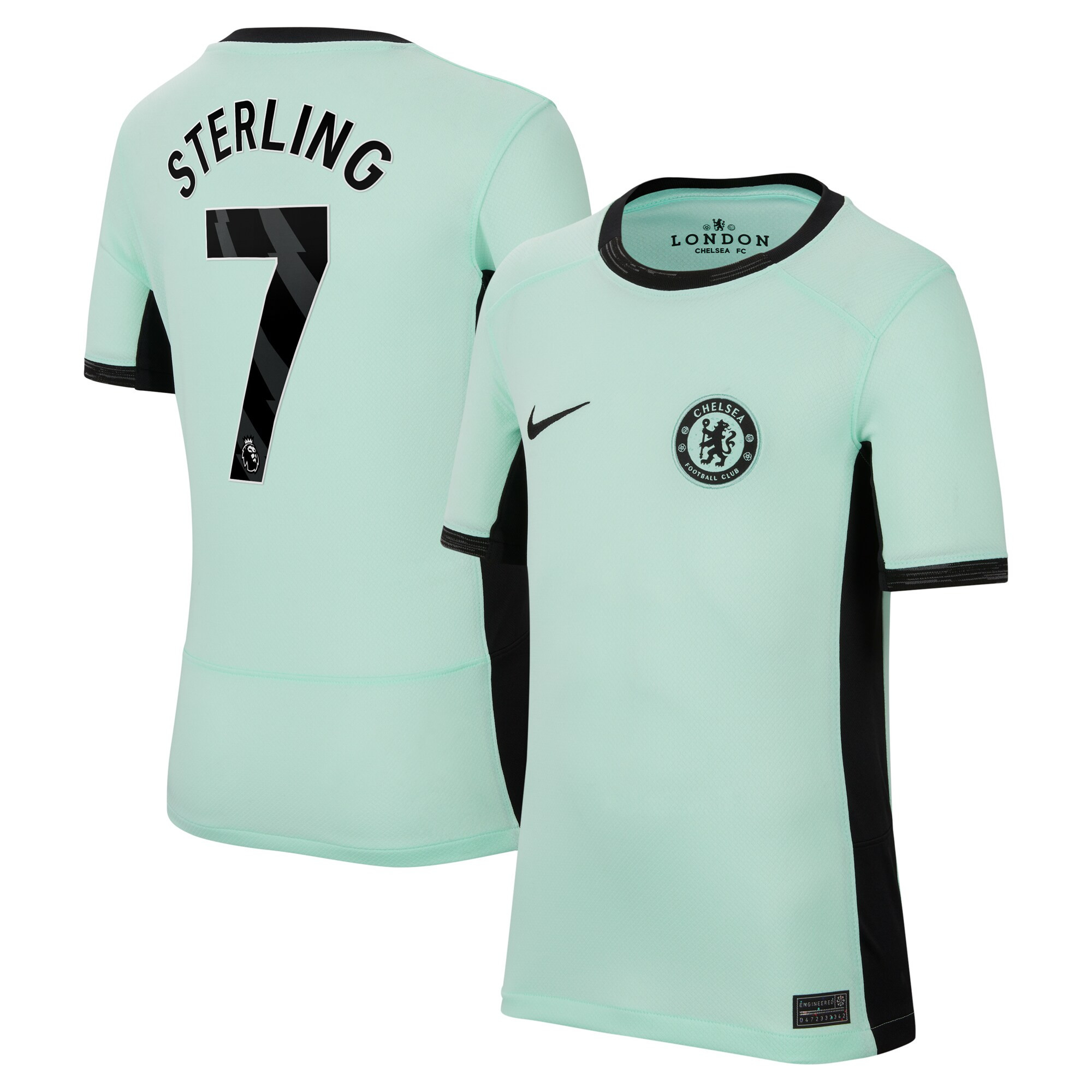 Raheem Sterling 7 Chelsea 2023/24 Third Stadium YOUTH Jersey