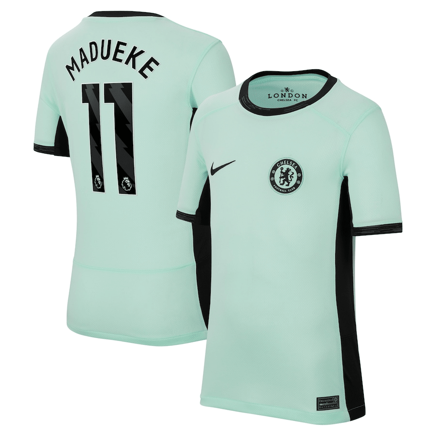 Noni Madueke 11 Chelsea 2023/24 Third Stadium YOUTH Jersey