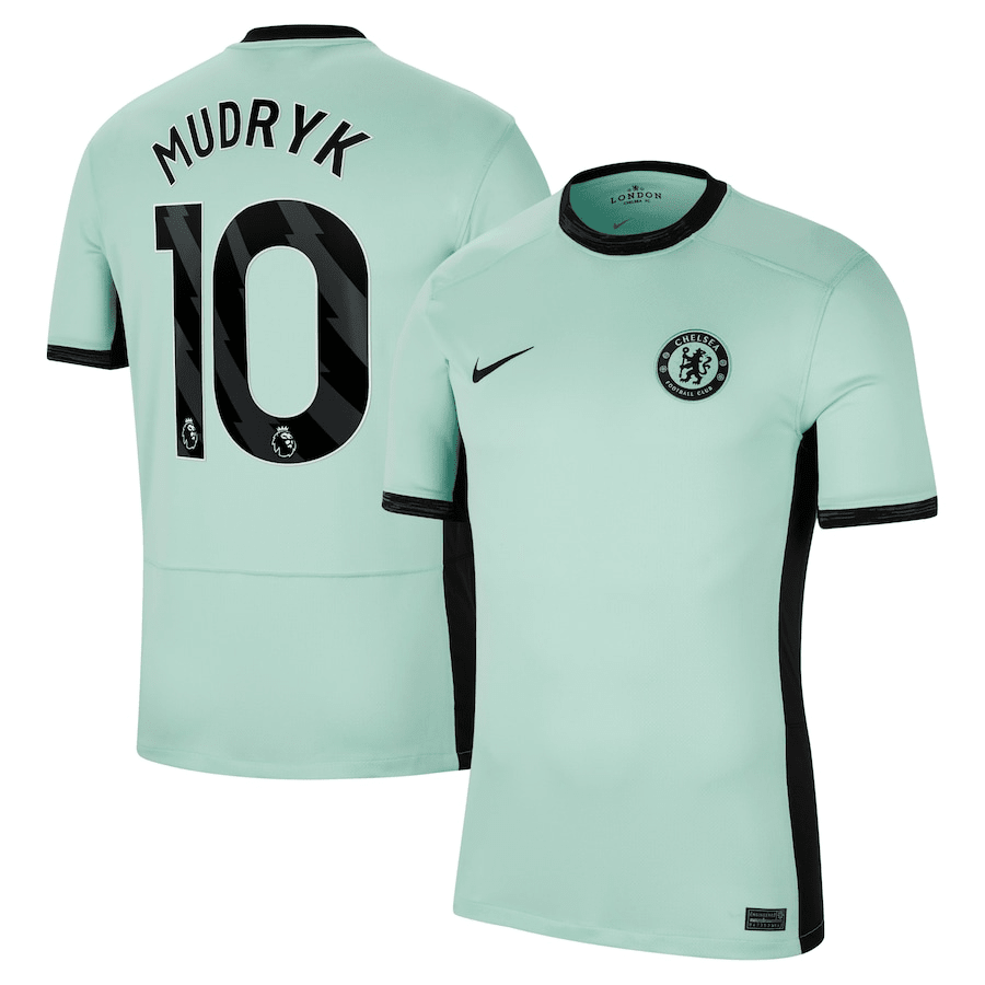 Mykhailo Mudryk 10 Chelsea 2023/24 Third Stadium Men Jersey