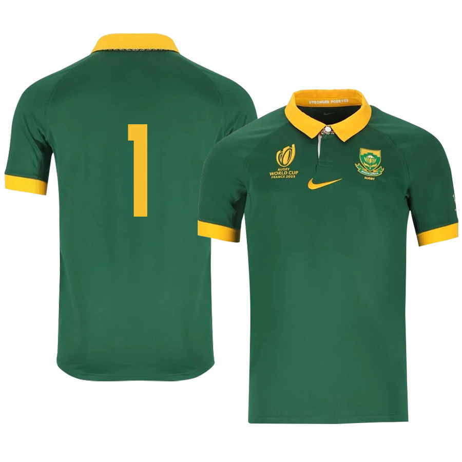 Steven Kitshoff 1 SA Rb World Cup 2023 Stadium Home Jersey – Men Green