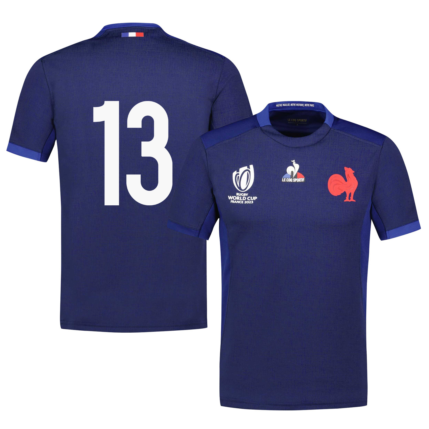 Esmilien Gailleton 13 France Rb World Cup 2023 Home Jersey – Navy, Men