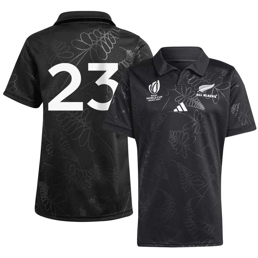 Dallas Mcleod 23 New Zealand All Blacks Rb World Cup 2023 Home Jersey – Men, Black