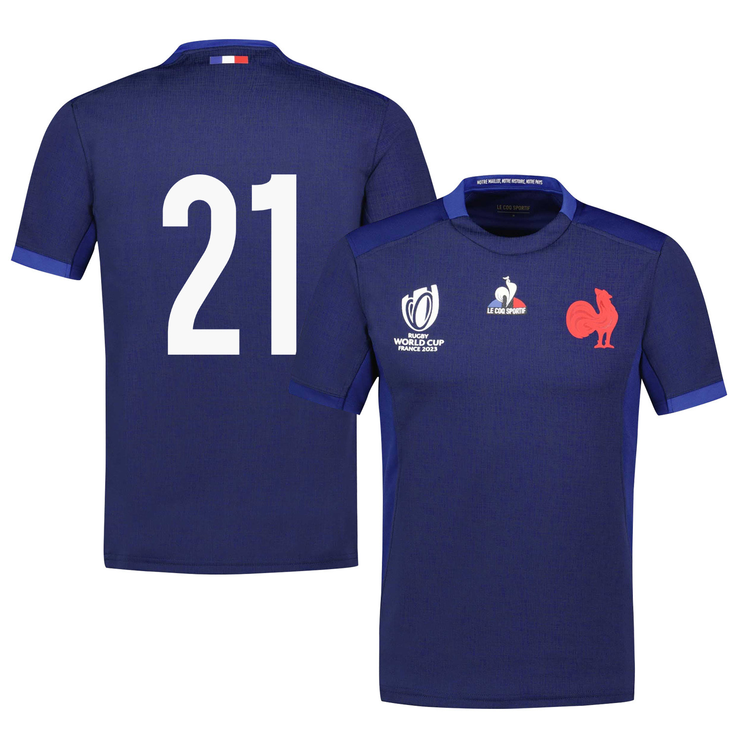Franois Cros 21 France Rb World Cup 2023 Home Jersey – Navy, Men