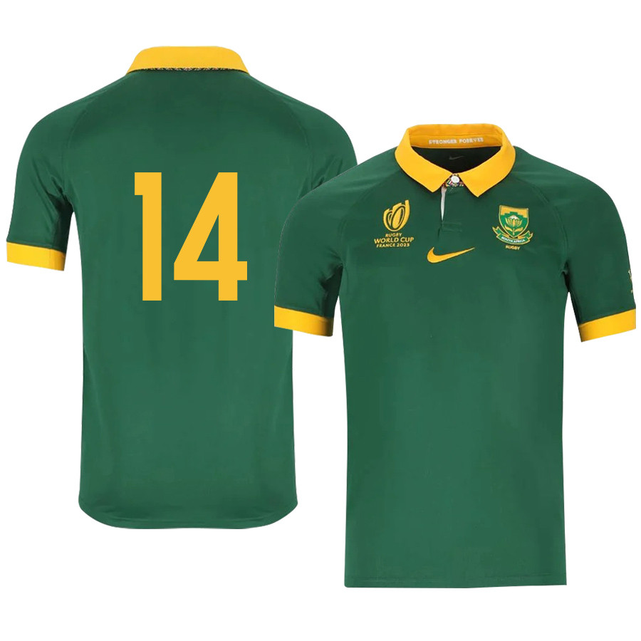 Grant Williams 14 SA Rb World Cup 2023 Stadium Home Jersey – Men Green