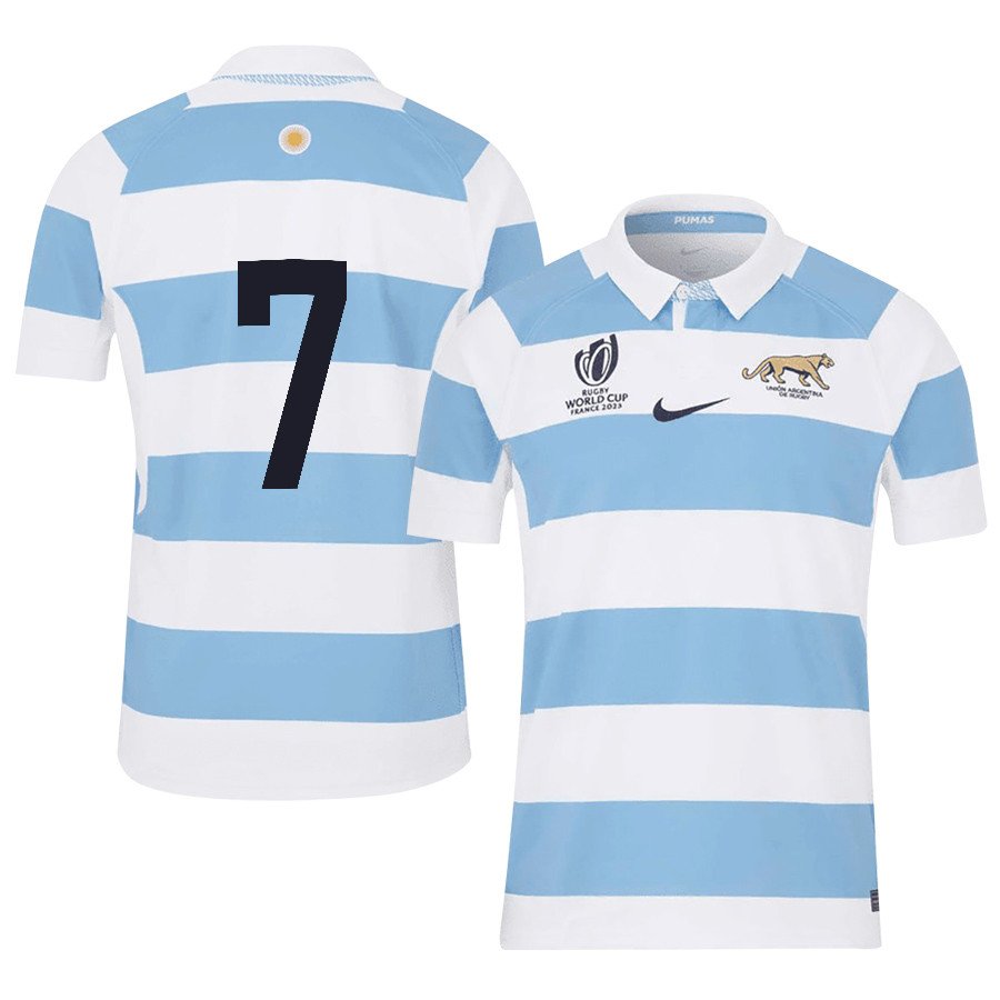 Marcos Kremer 7 Argentina Rb World Cup 2023 Stadium Home Jersey – Men White