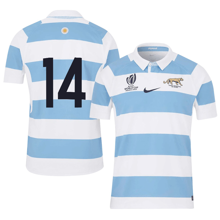 Emiliano Boffelli 14 Argentina Rb World Cup 2023 Stadium Home Jersey – Men White