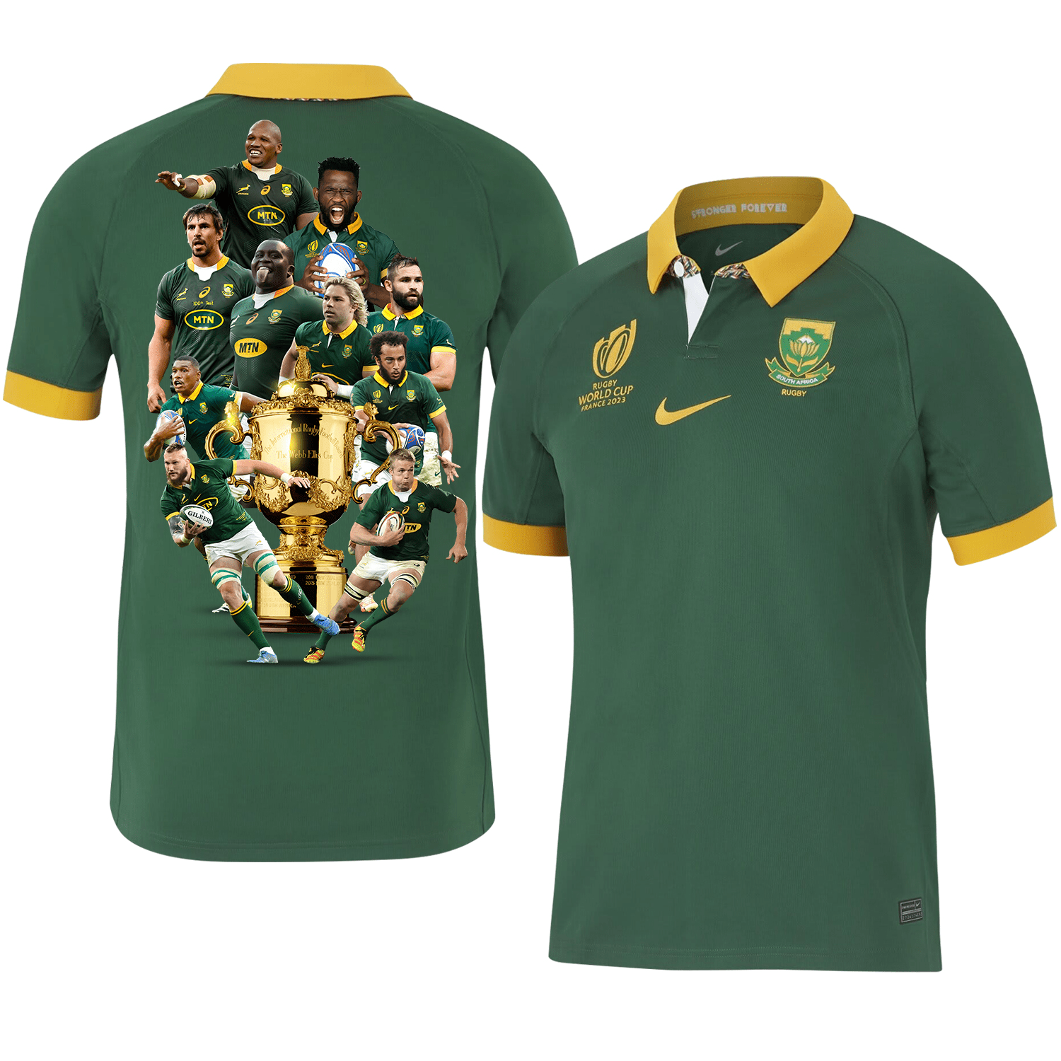 SA Road To Champion Rb World Cup 2023 Stadium Home Jersey – Men Green V2