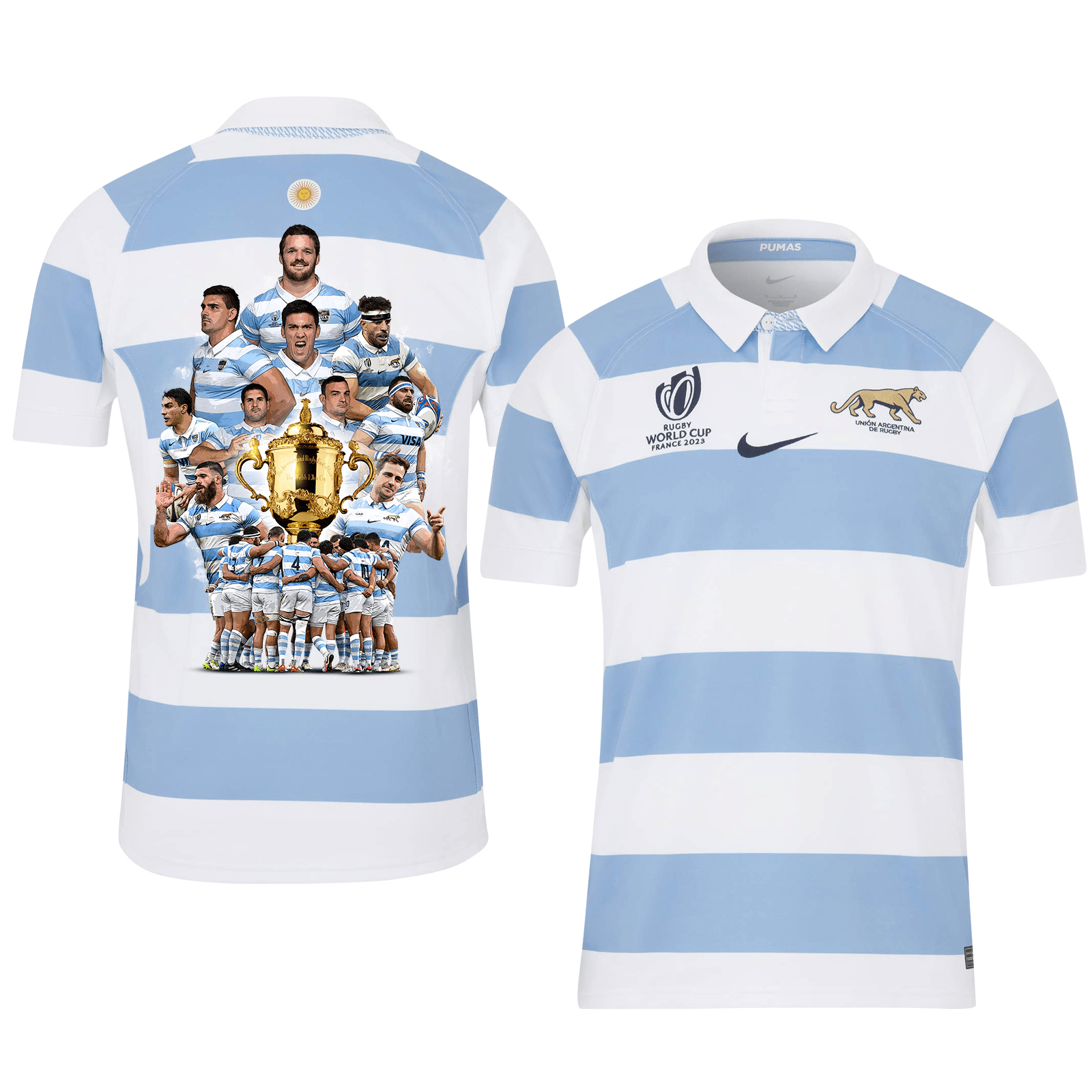 Argentina Road To Champion Rb World Cup 2023 Stadium Home Jersey – Men Blue