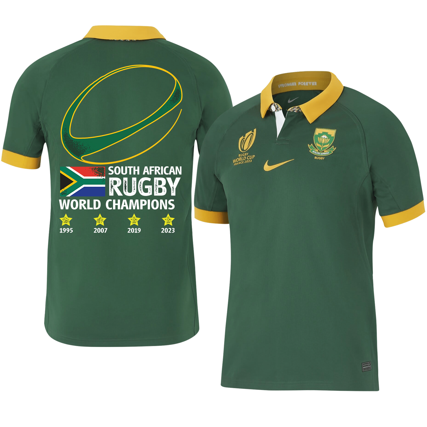 SA Rb World Cup 2023 Champions Stadium Home Jersey – Men Green