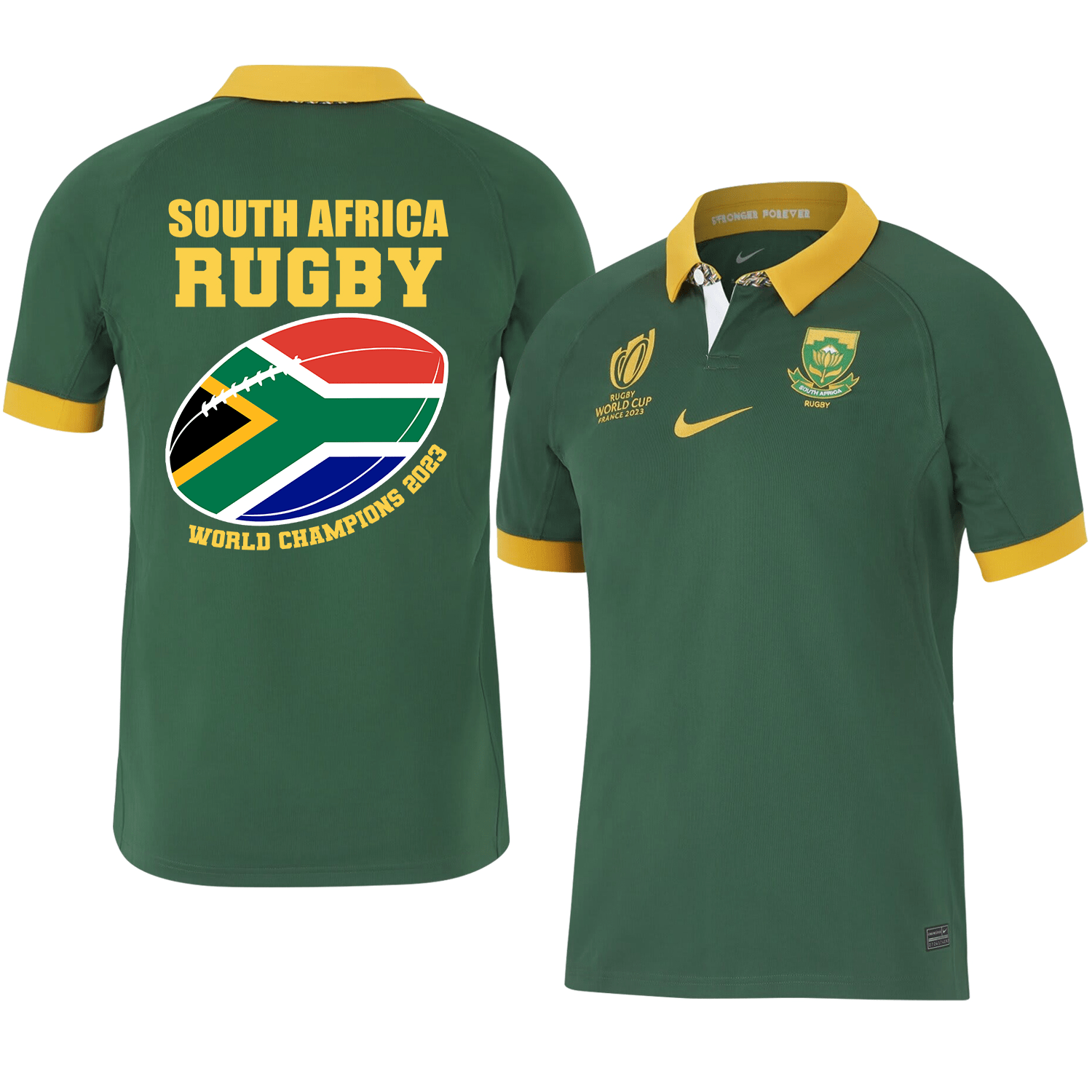 SA Rb World Cup 2023 Champions Stadium Home Jersey – Men Green V2