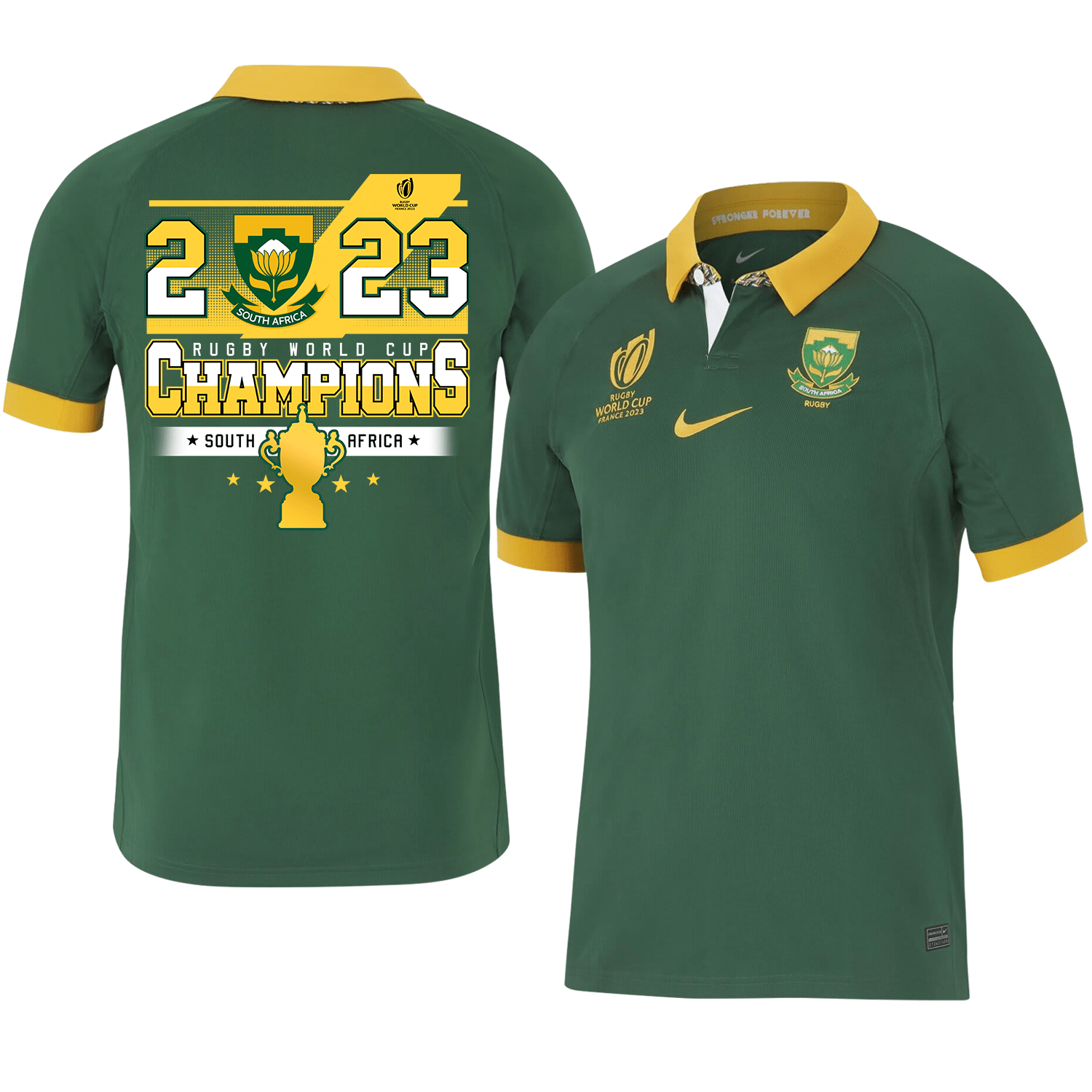 SA Rb World Cup 2023 Champions Stadium Home Jersey – Men Green V3