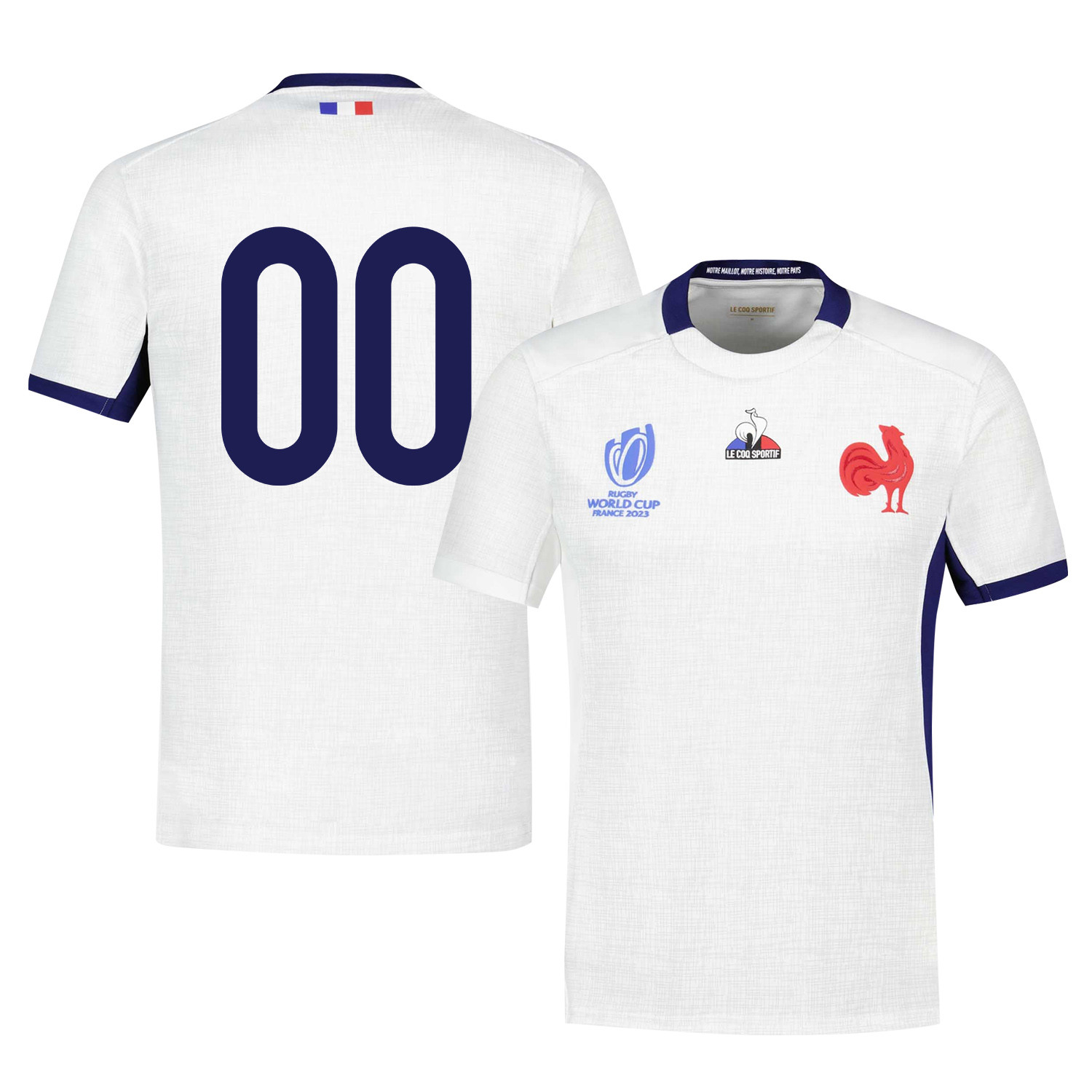 France Rb World Cup 2023 Away Custom Number Jersey – White, Men