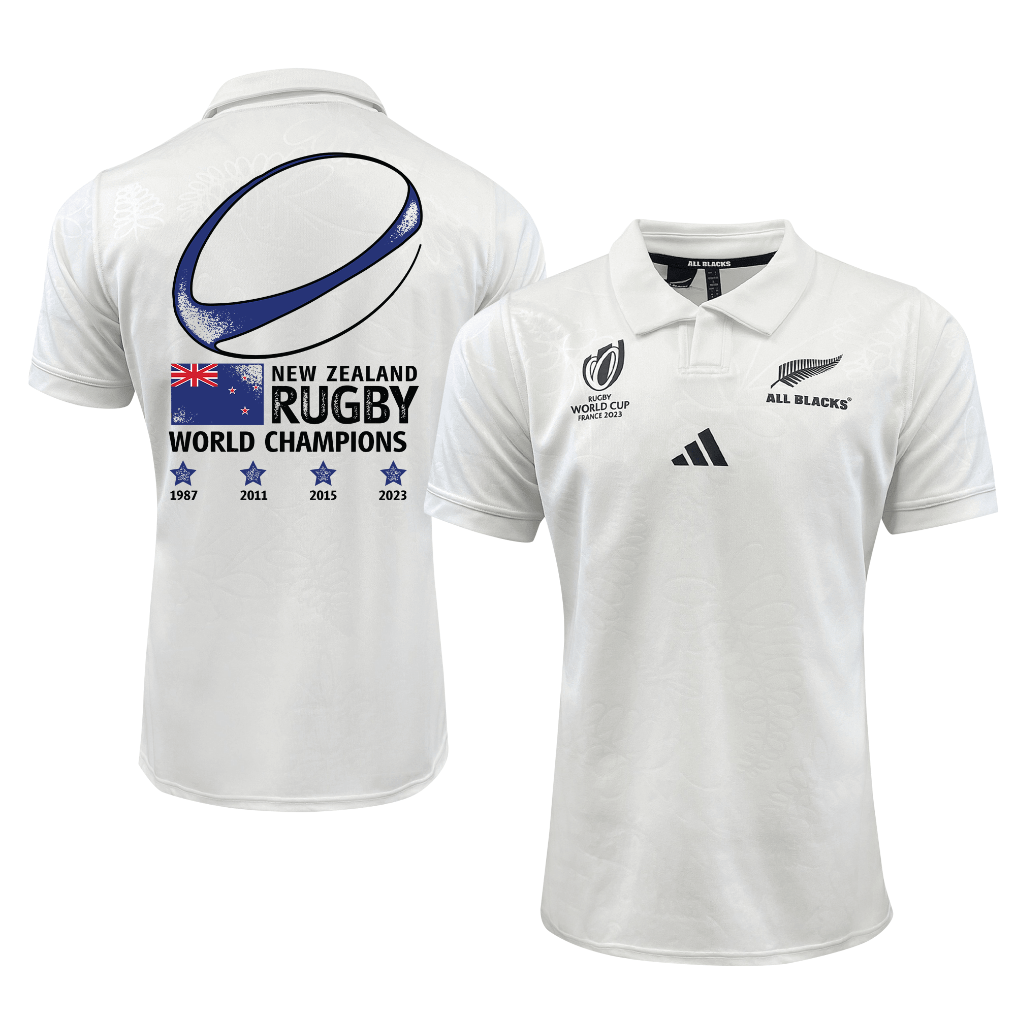 New Zealand All Blacks Rb World Cup 2023 Champion Away Jersey – Men White
