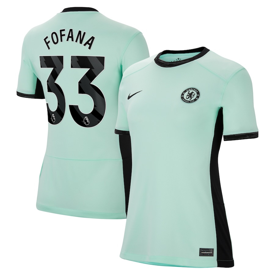 Wesley Fofana 33 Chelsea 2023/24 Third Jersey – Women