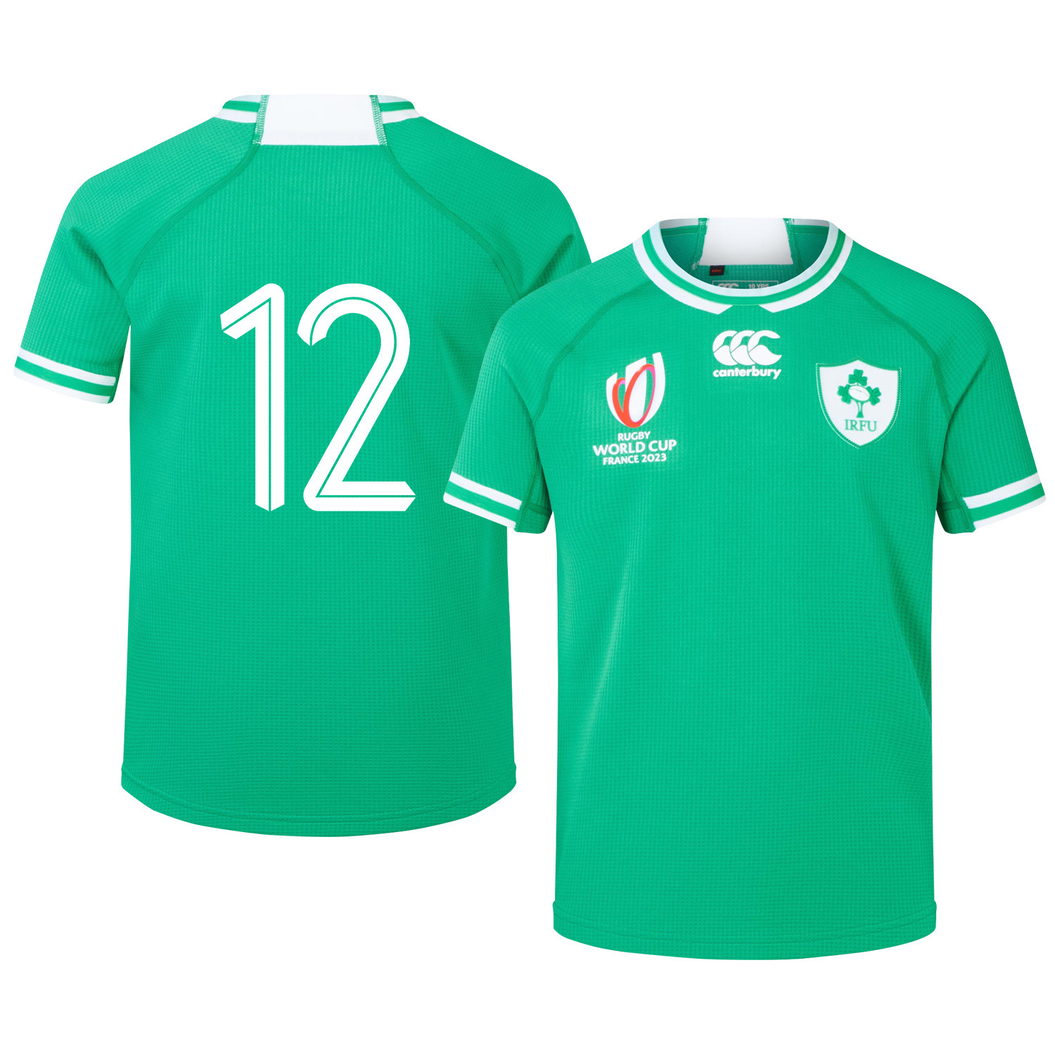 Bundee Aki 12 Ireland Rb World Cup 2023 Home Jersey – Green, Men