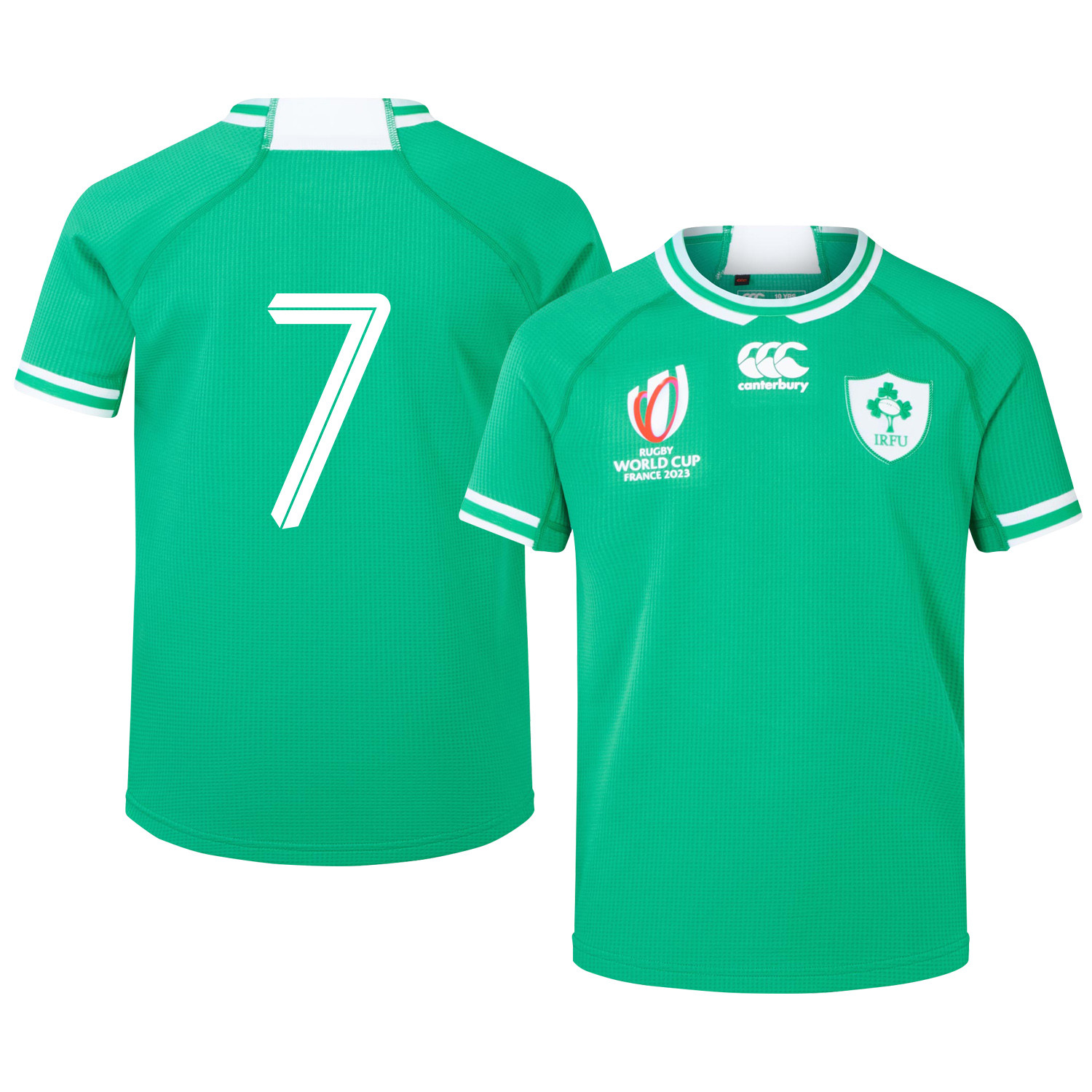 Peter O'mahony 7 Ireland Rb World Cup 2023 Home Jersey – Green, Men