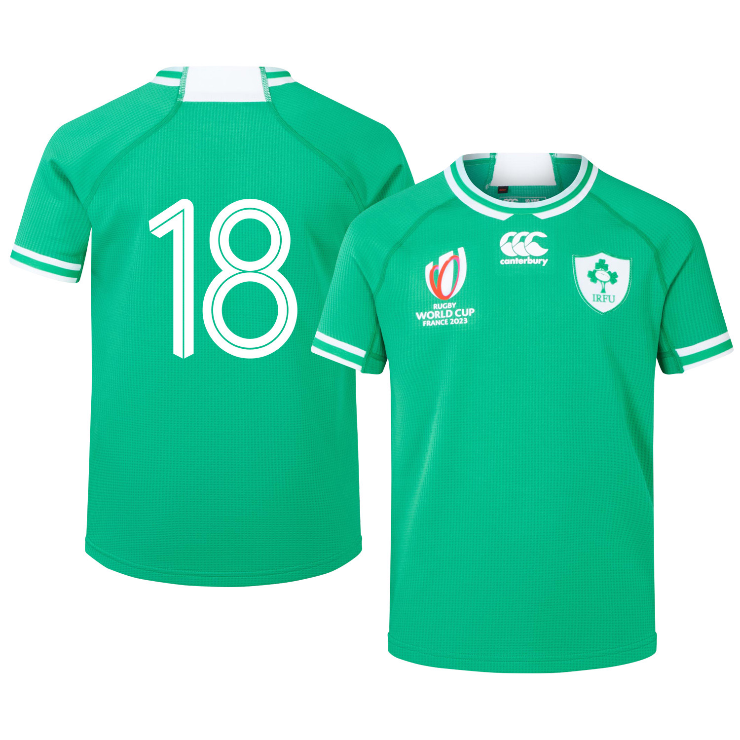 Tom O'Toole 18 Ireland Rb World Cup 2023 Home Jersey – Green, Men