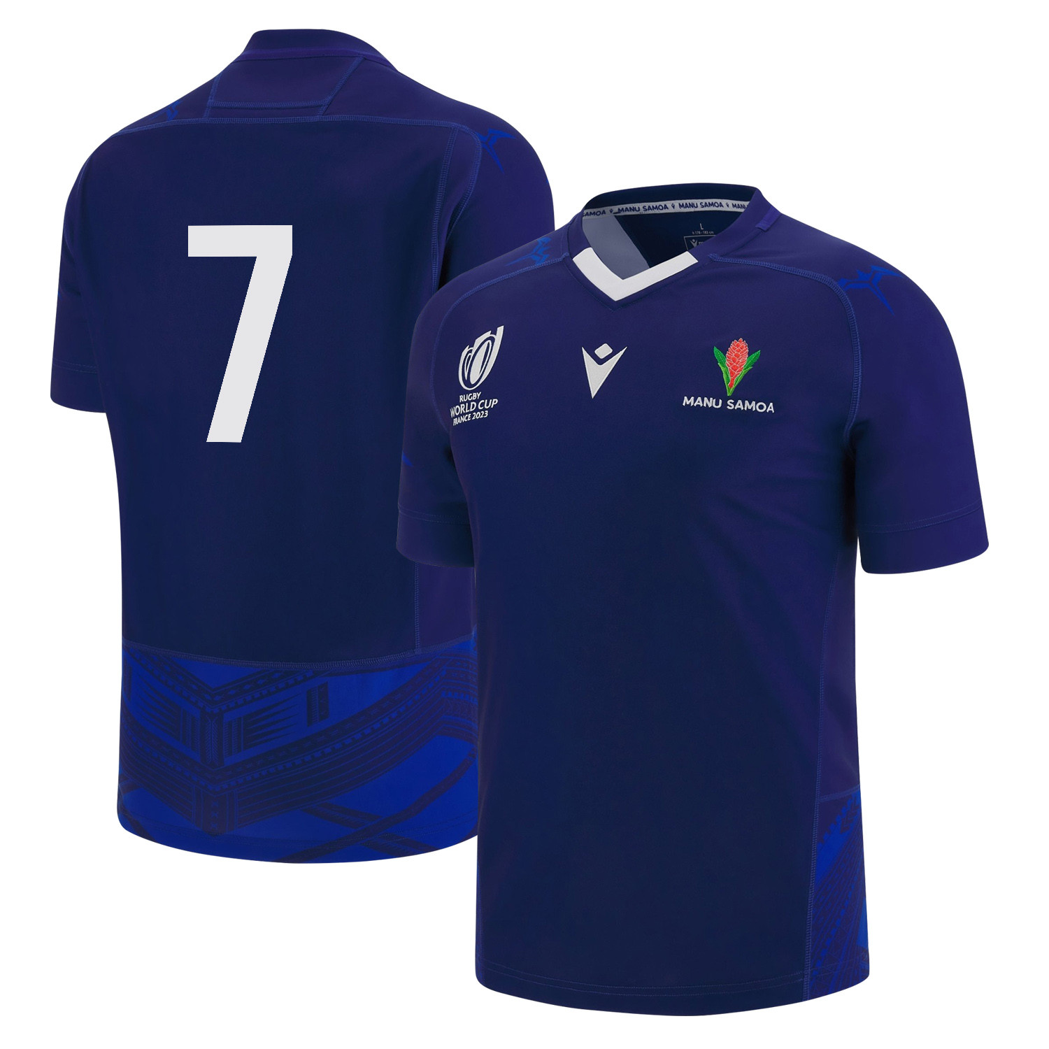 Alamanda Motuga 7 Samoa Rb World Cup 2023 Home Jersey – Blue, Men