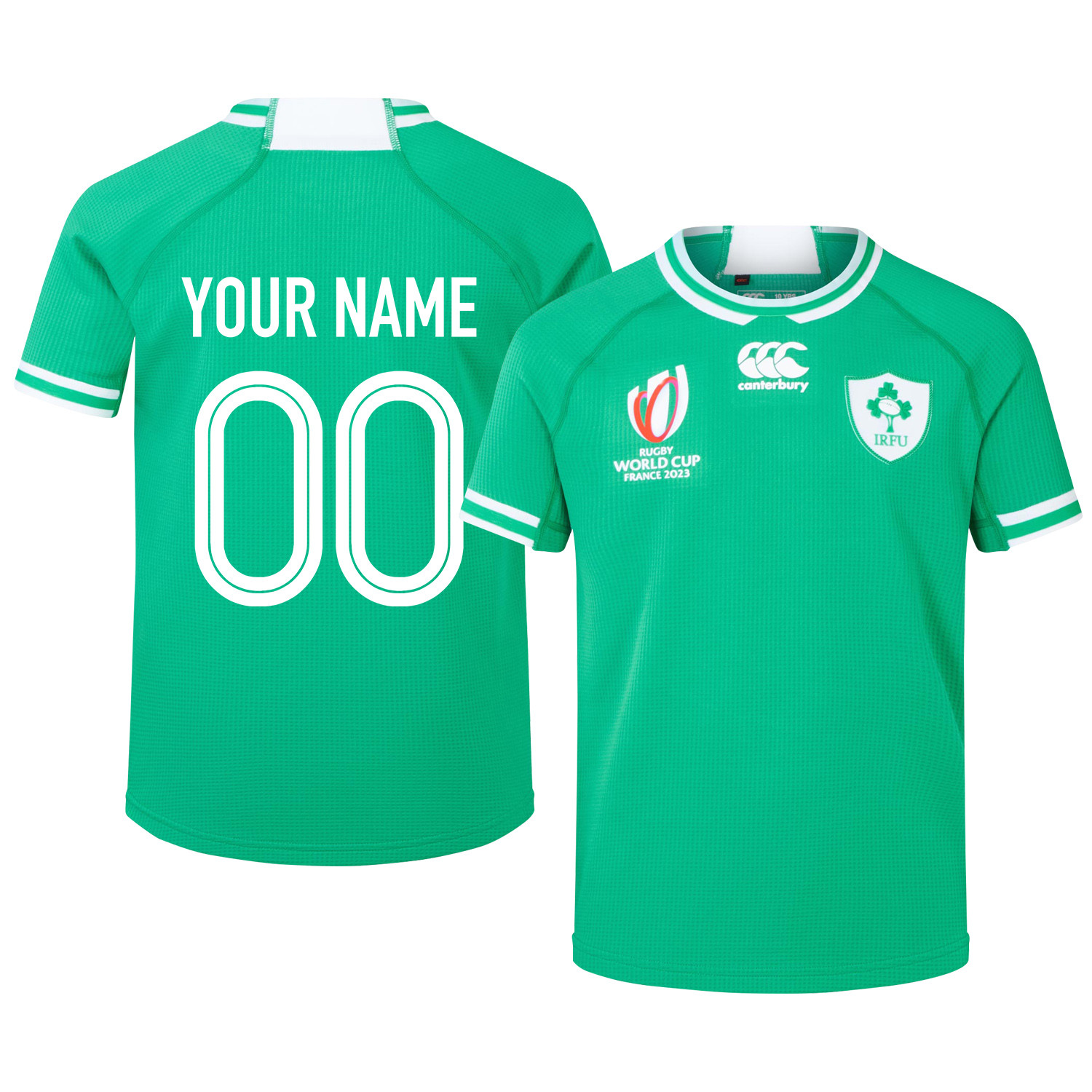 Ireland Rb World Cup 2023 Home Custom Name & Number Jersey – Green, Men