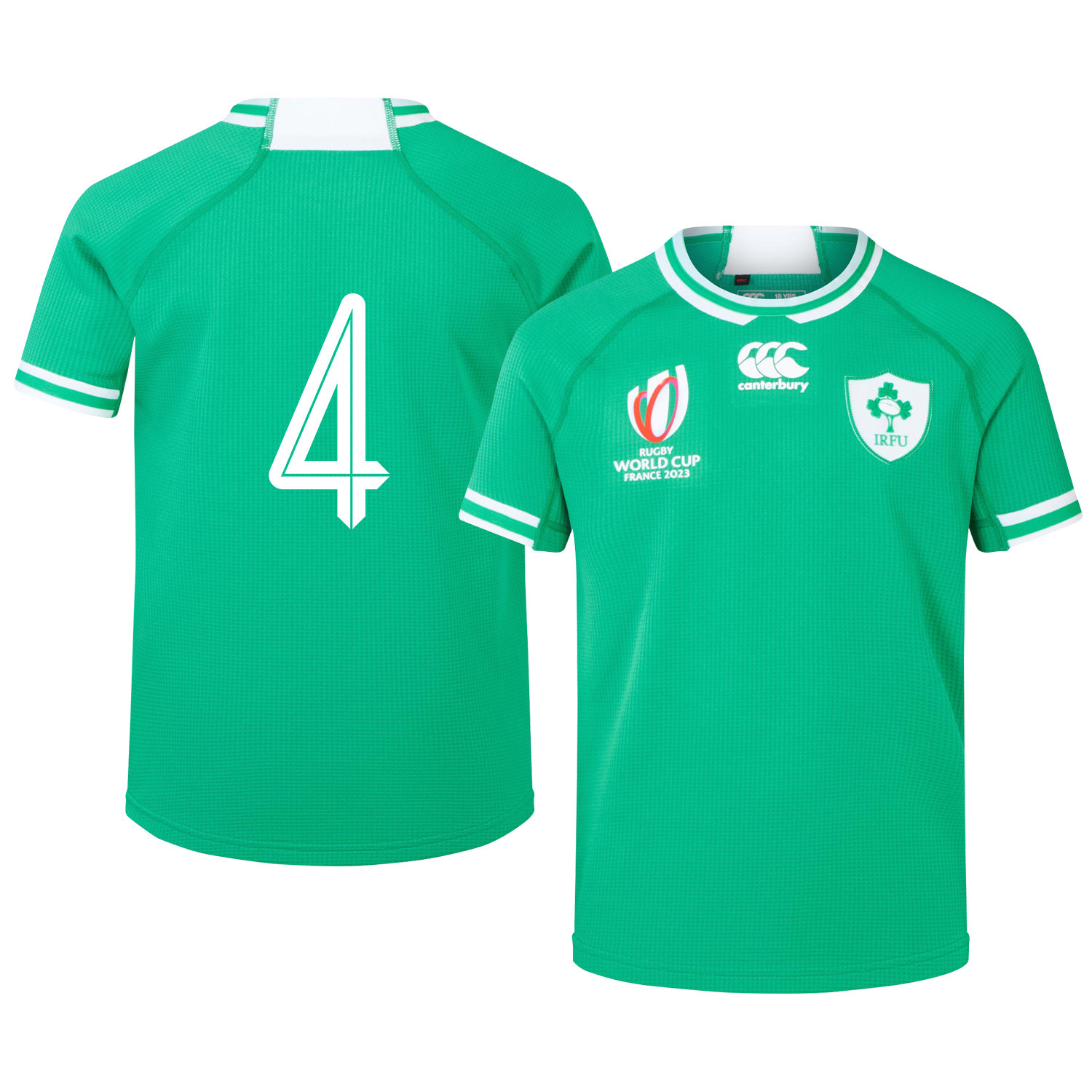Tadhg Beirne 4 Ireland Rb World Cup 2023 Home Jersey – Green, Men