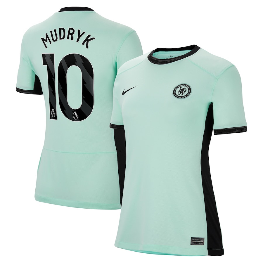 Mykhailo Mudryk 10 Chelsea 2023/24 Third Jersey – Women
