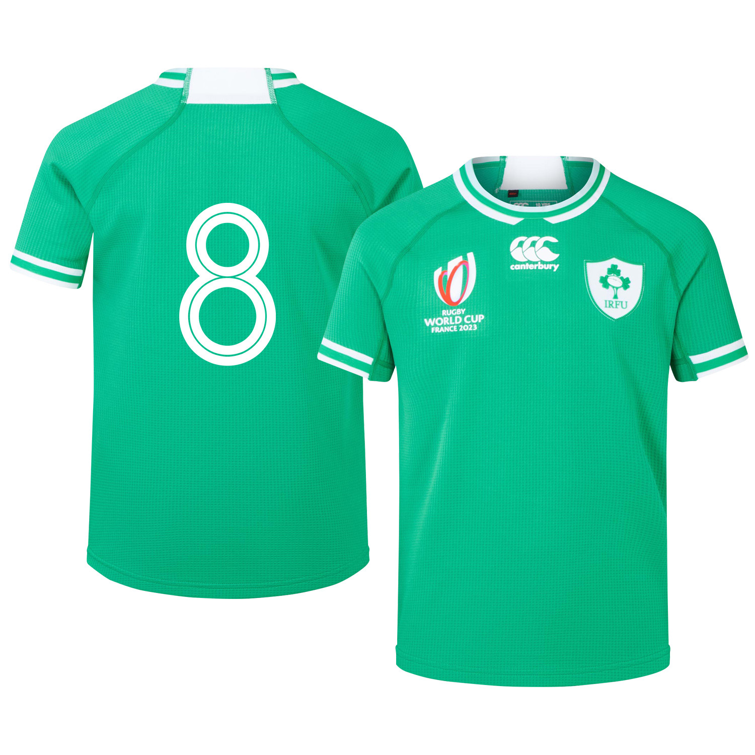 Caelan Doris 8 Ireland Rb World Cup 2023 Home Jersey – Green, Men