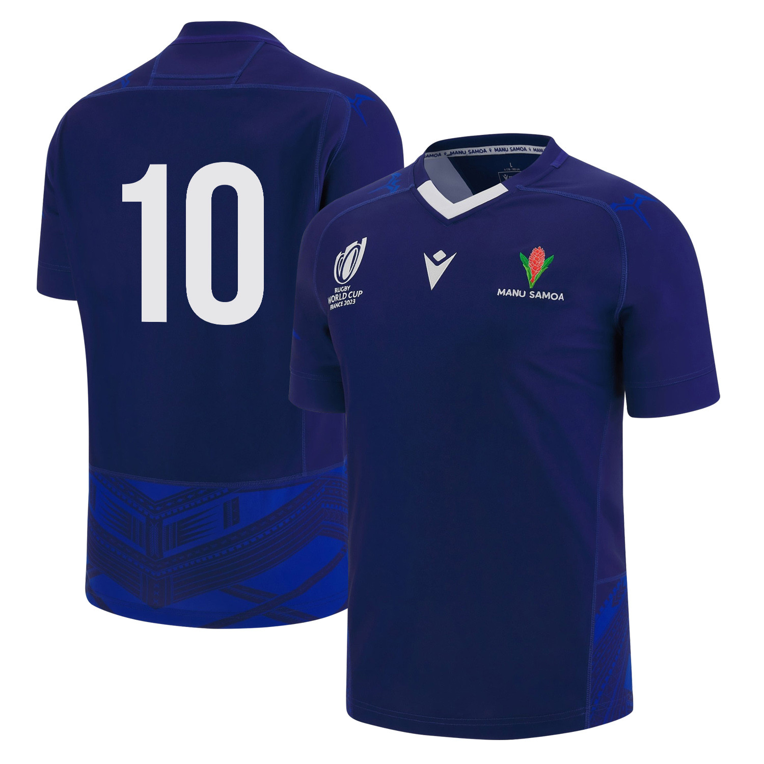 Christian Leali'ifano 10 Samoa Rb World Cup 2023 Home Jersey – Blue, Men