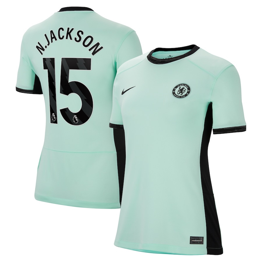 Nicolas Jackson 15 Chelsea 2023/24 Third Jersey – Women
