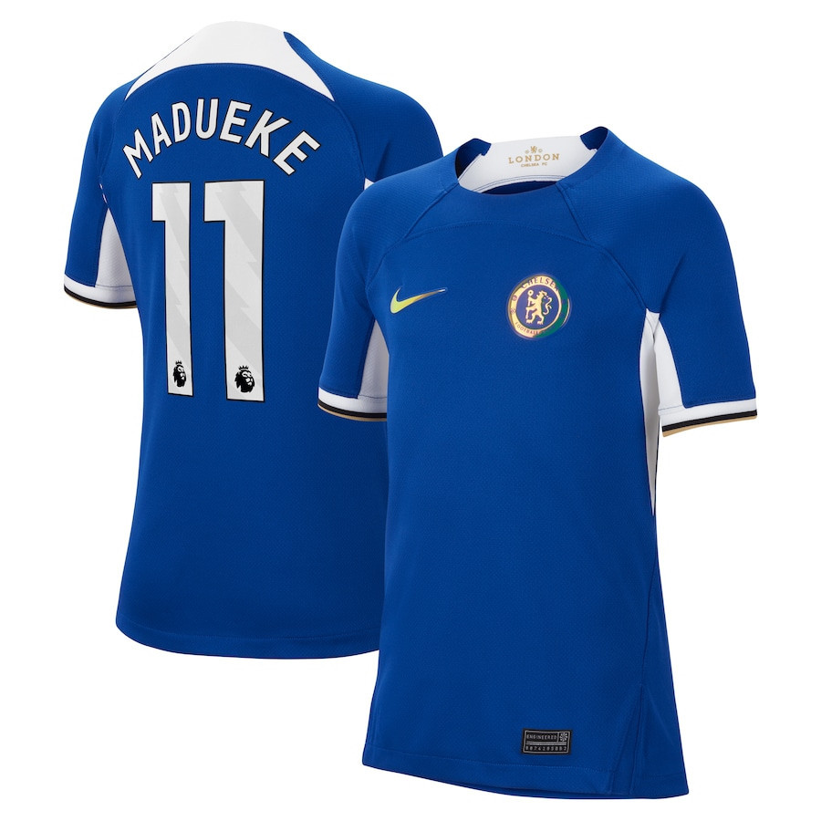 Noni Madueke 11 Chelsea 2023/24 Home YOUTH Jersey – Blue