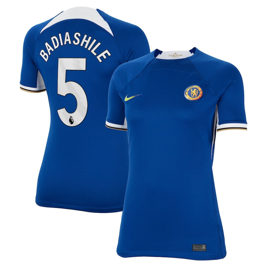 Benot Badiashile 5 Chelsea 2023/24 Home Women Jersey – Blue