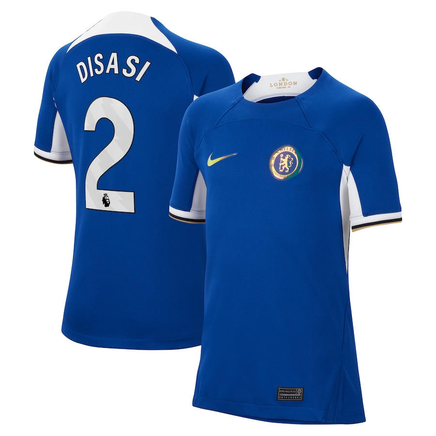 Axel Disasi 2 Chelsea 2023/24 Home YOUTH Jersey – Blue