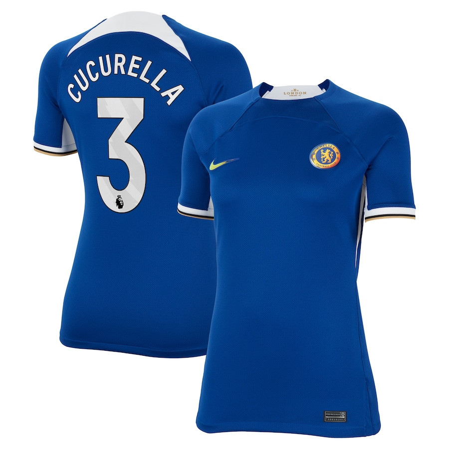Marc Cucurella 3 Chelsea 2023/24 Home Women Jersey – Blue