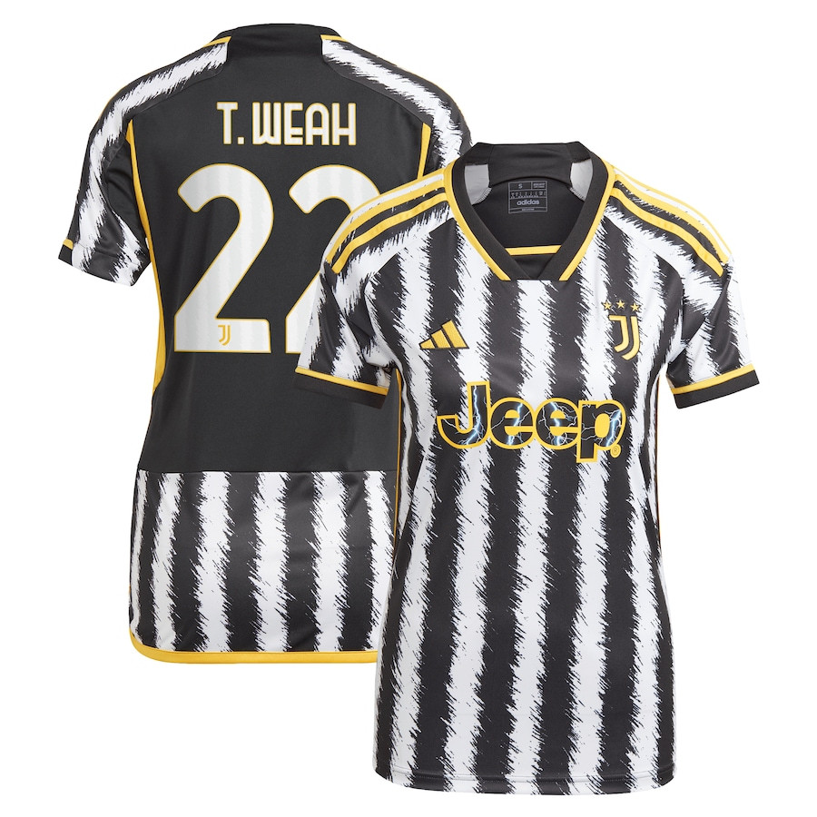 Timothy Weah 22 Juventus 2023/24 Home Women Jersey – Black