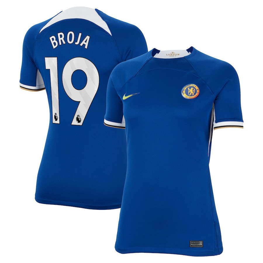 Armando Broja 19 Chelsea 2023/24 Home Women Jersey – Blue