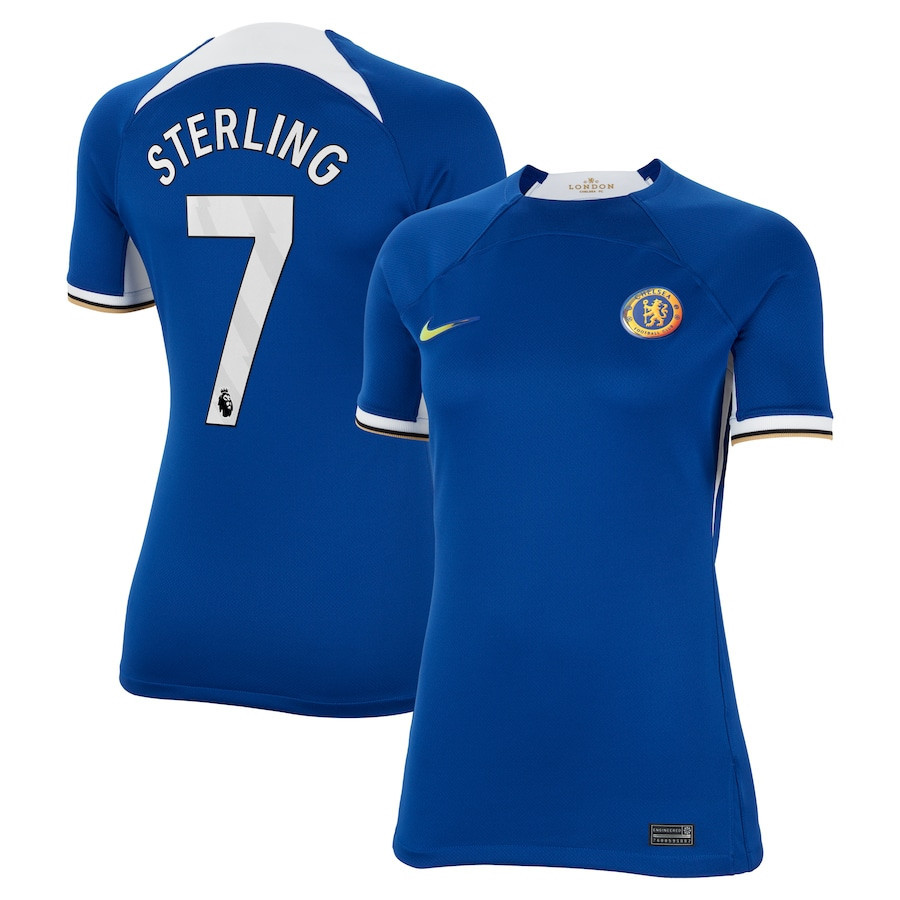 Raheem Sterling 7 Chelsea 2023/24 Home Women Jersey – Blue