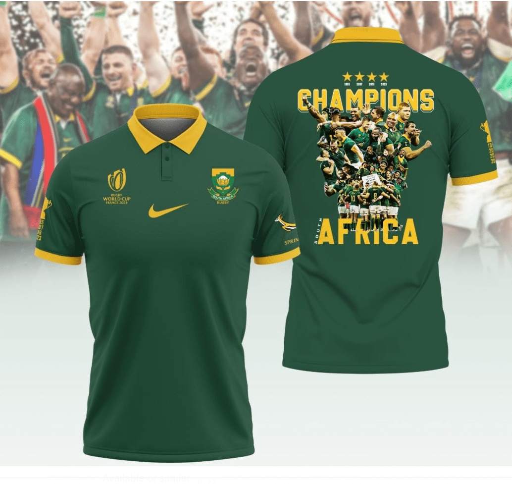 SA 2023 Champion Board Rb World Cup Stadium Home Jersey – Men Green
