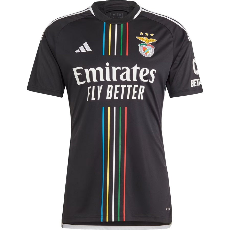 Nicols Otamendi 30 SL Benfica 2023-24 Away Men Jersey – Black